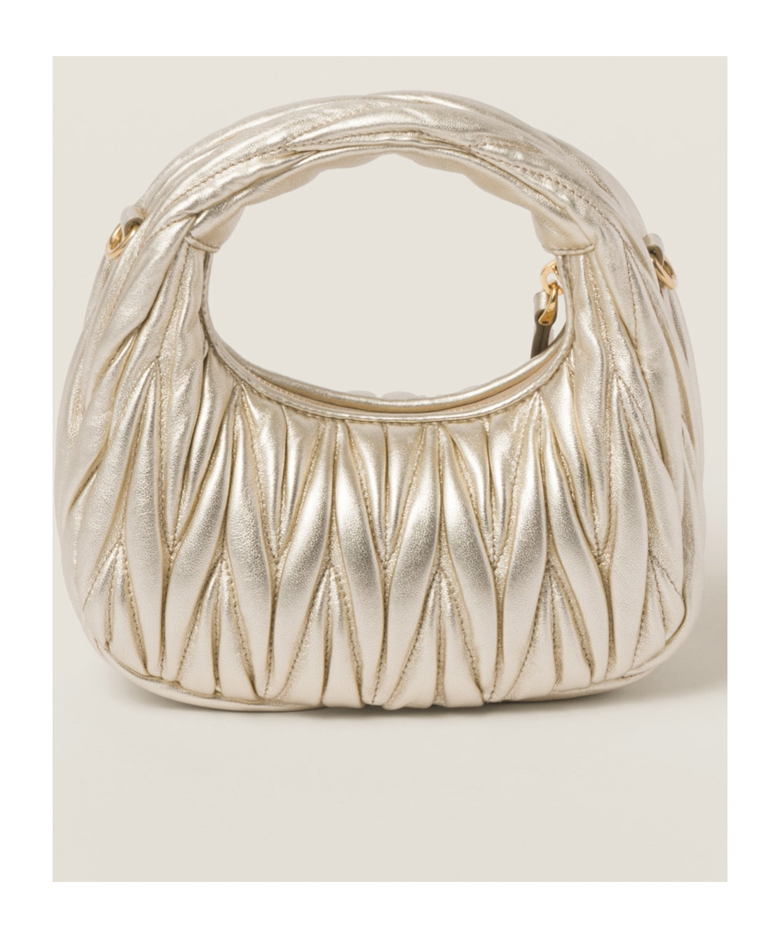 Miu Miu Mini Wander Quilted Shoulder Bag