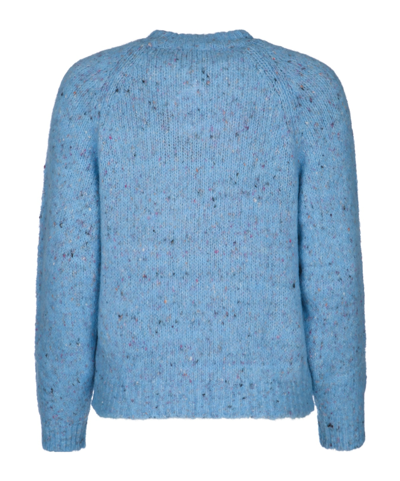 Iblues Speckled-knit Sweater In Blue