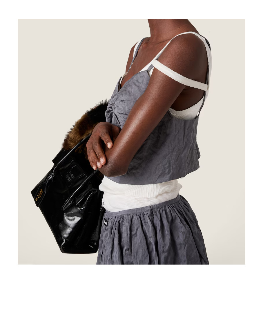 Miu Miu Duchesse Top In Black