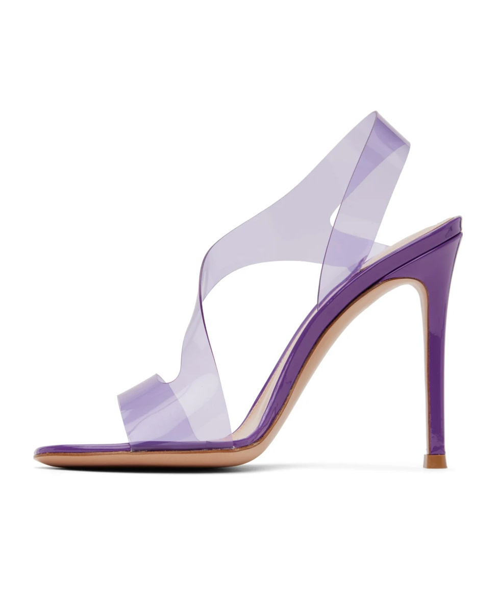GIANVITO ROSSI METROPOLIS OPEN-TOED HEELS SANDALS