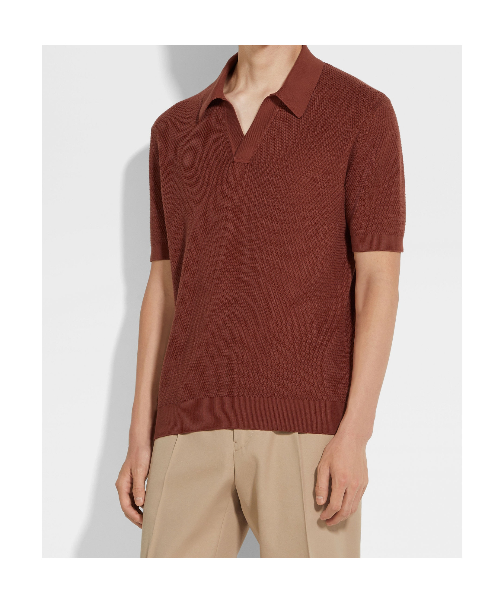 ZEGNA COTTON POLO SHIRT