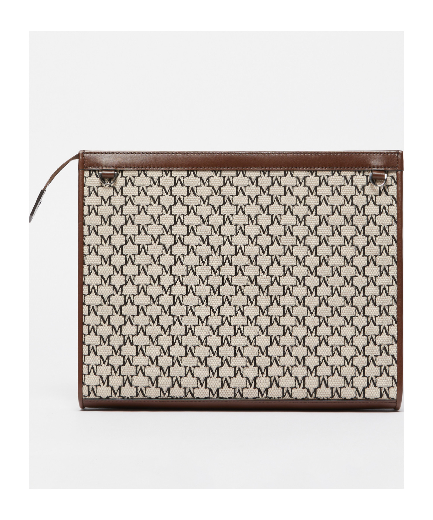 Max Mara Chain Clutch In Nude