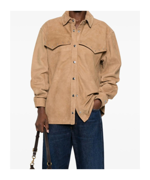 Iro Long Sleeve Shirt In Brown