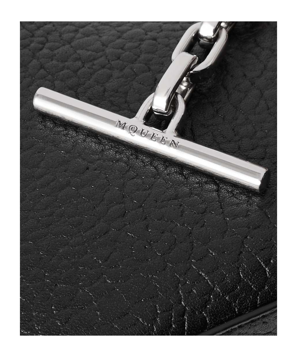 Alexander Mcqueen Zippered Shoulder Bag In Black
