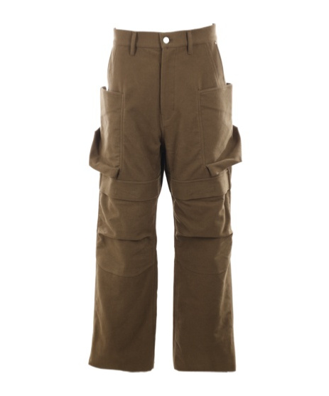 Rick Owens Straight-leg Cargo Trousers In Green