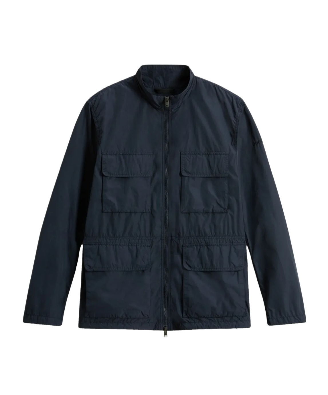 Woolrich Navy Blue Polyester Urban Field Jacket In Navy Blue