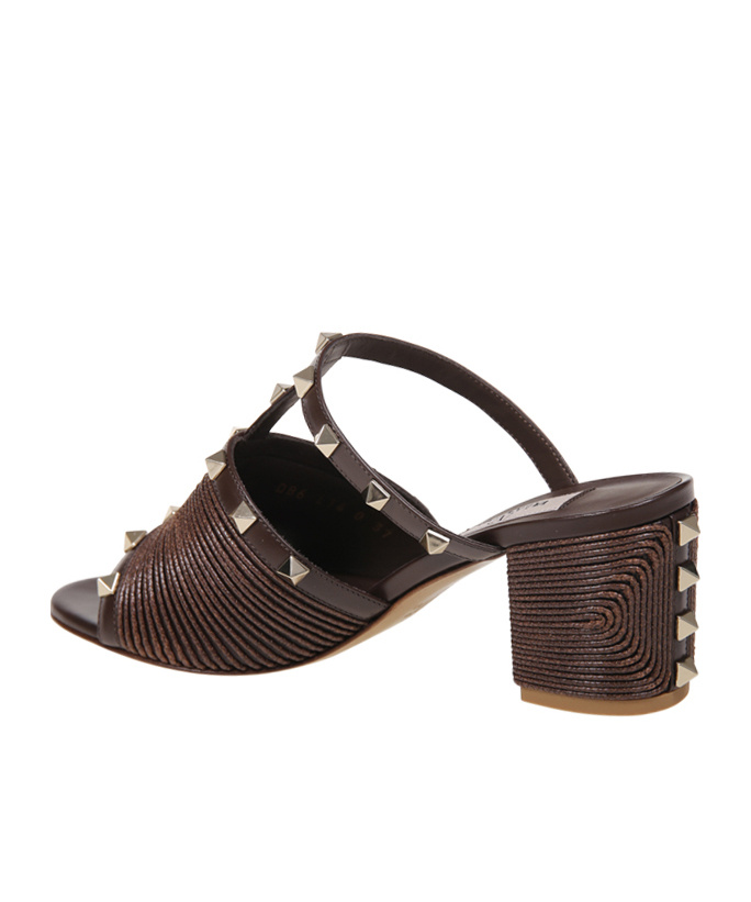 Valentino Rockstud High-heeled Sandals In Black