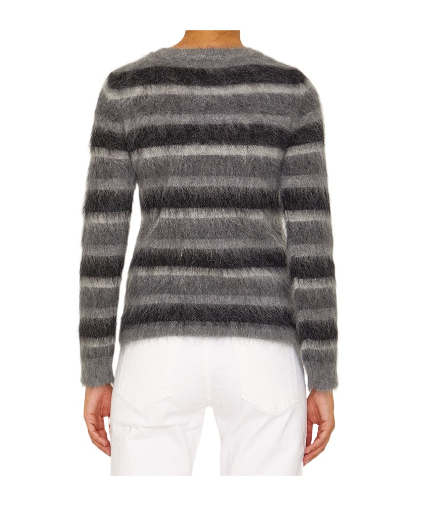 Max Mara Logo Pullover In Black