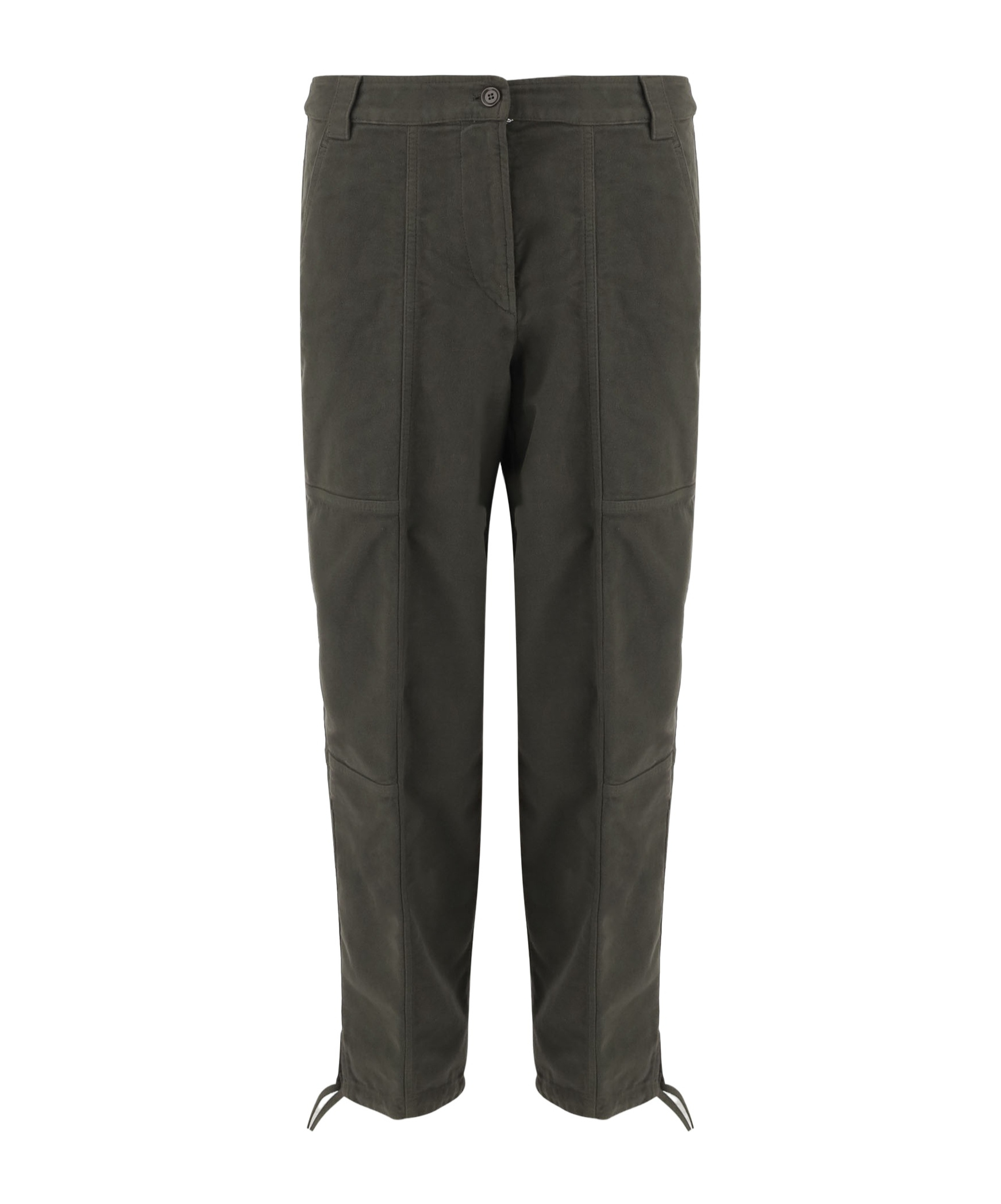 Aspesi Side-pocket Drawstring Trousers In Green