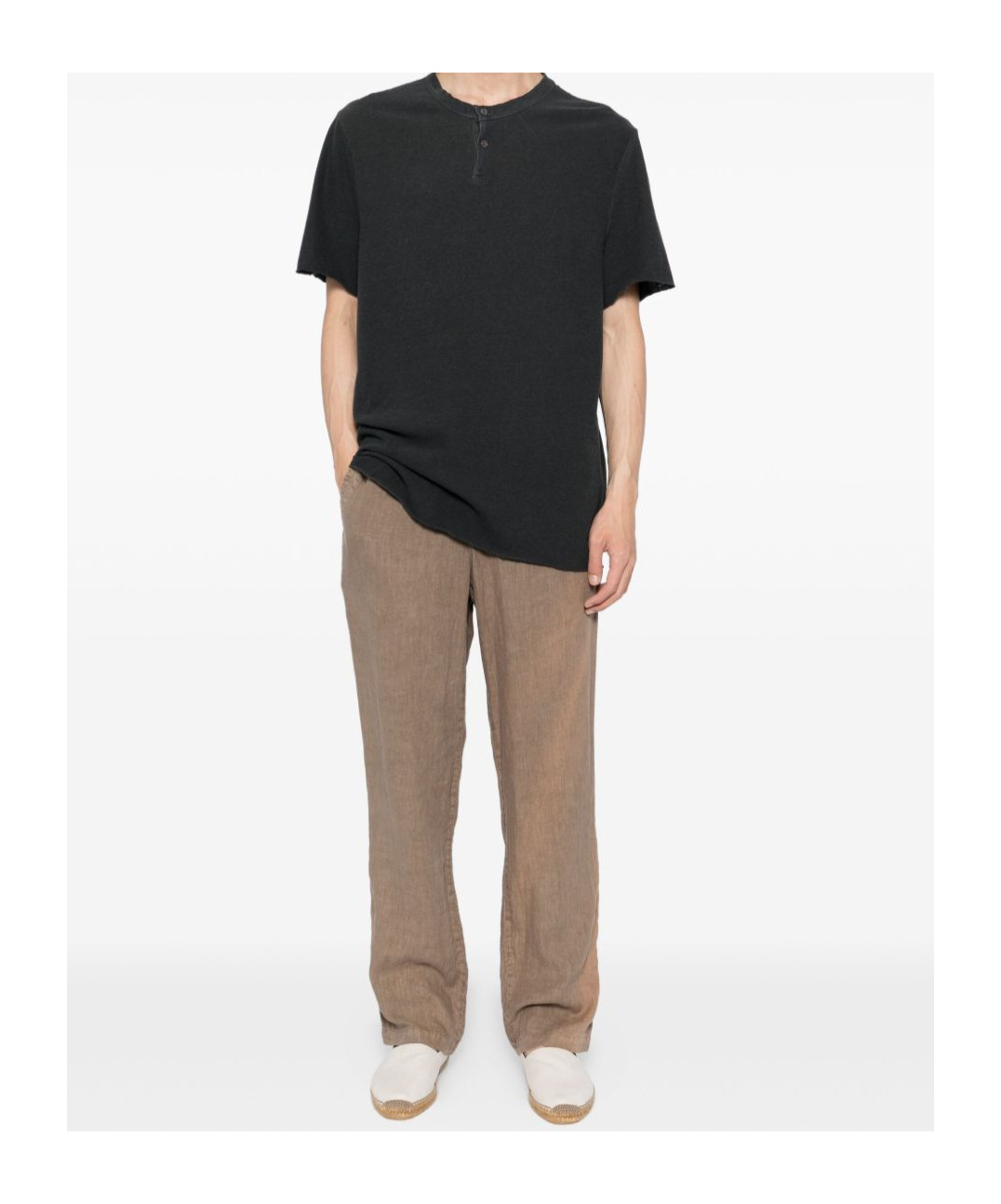 James Perse Short-sleeved T-shirt In Black