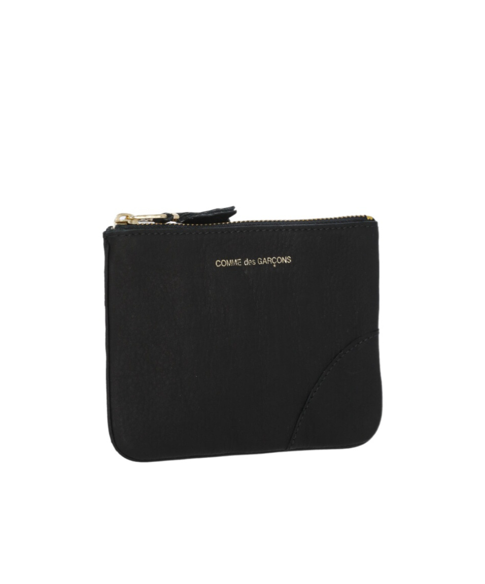 Comme Des Garçons Zip Coin Purse In Black