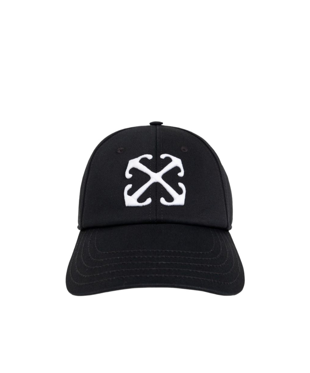 Shop Off-white Arrow Drill-embroidered Baseball Cap In Black