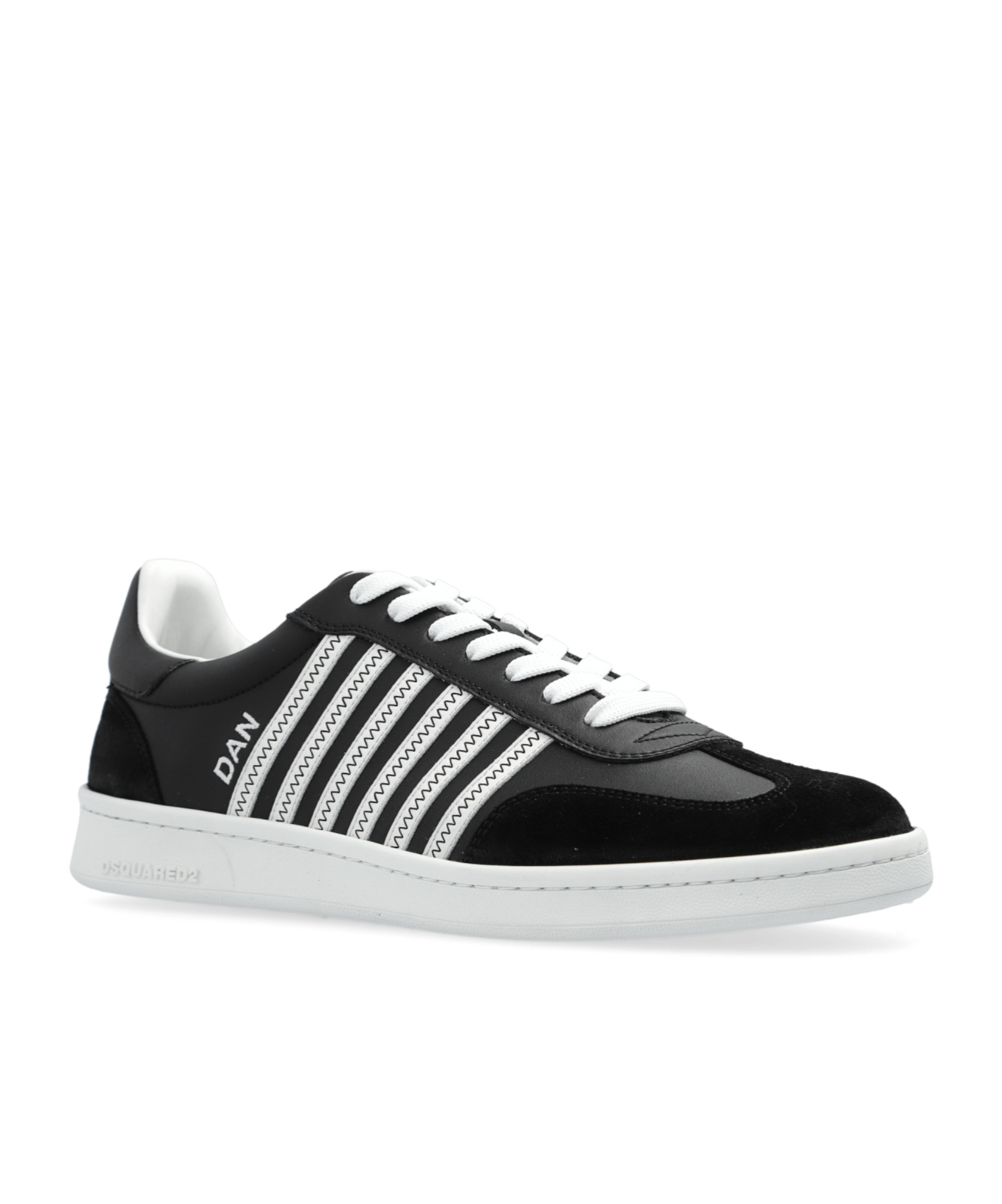 DSQUARED2 DSQUARED2 ROUND TOE LOW-TOP SNEAKERS