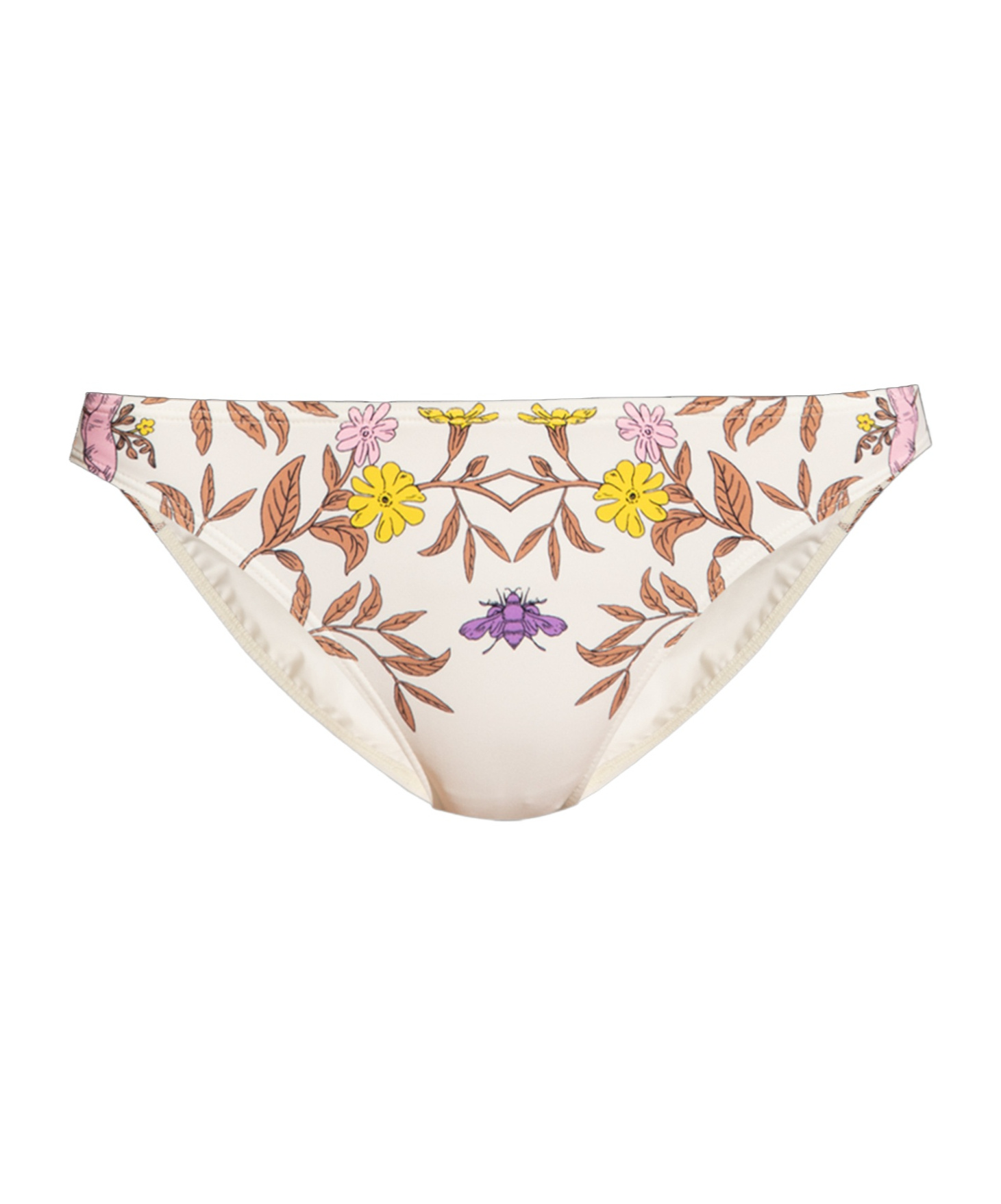 Tory Burch Graphic-print Bikini Bottom In White