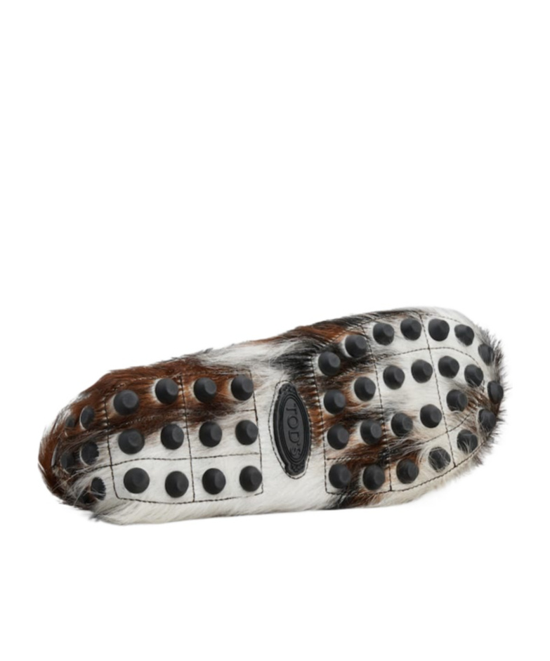 Tod's Multi-colour Calf-hair Loafers In Multicolor