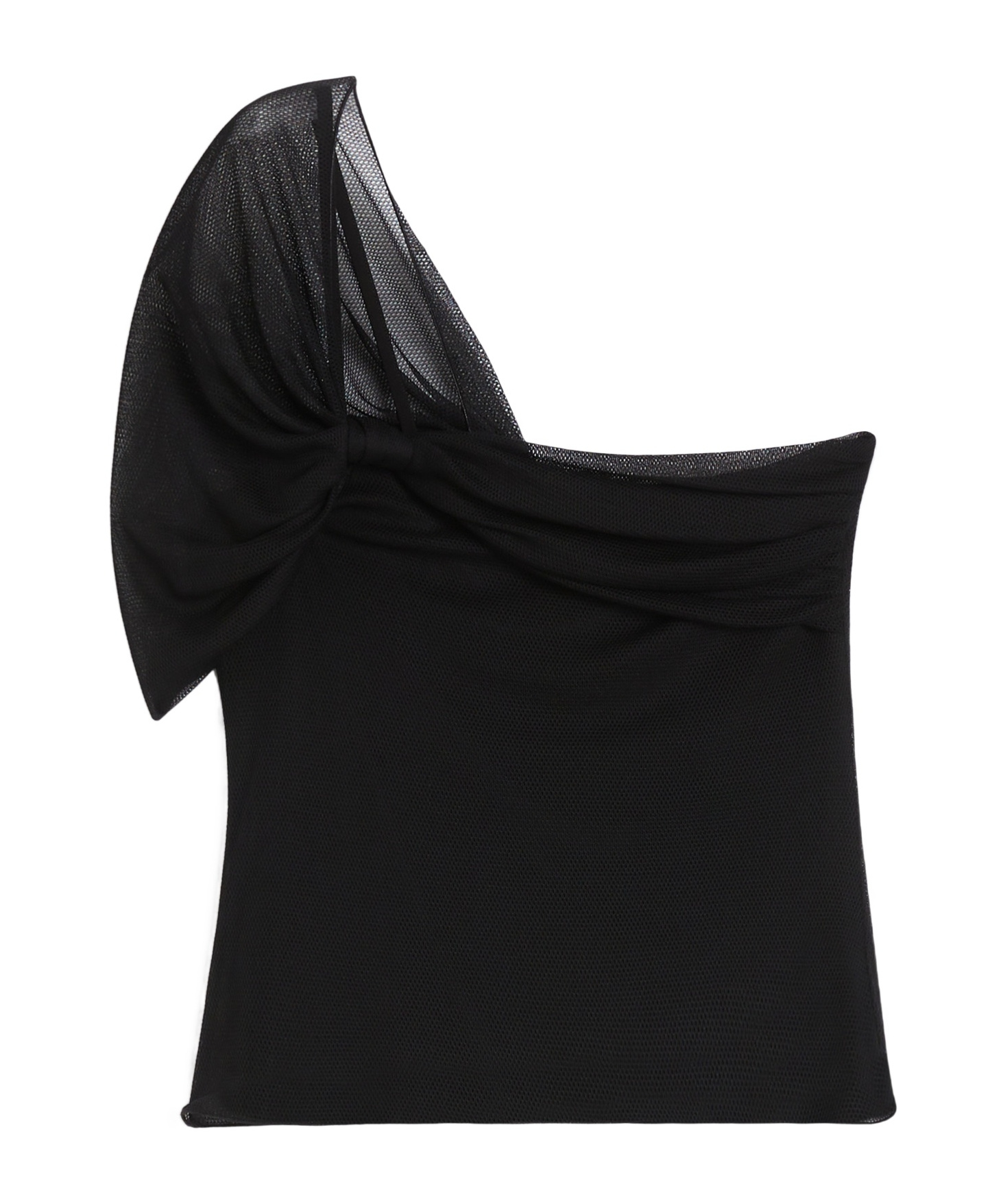 Max Mara Bellico Viscose Blend Top In Black