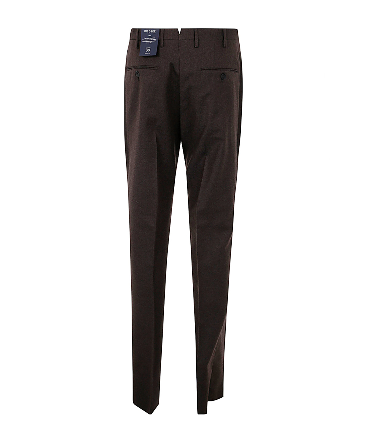 Incotex Belt-loop Casual Pants In Black