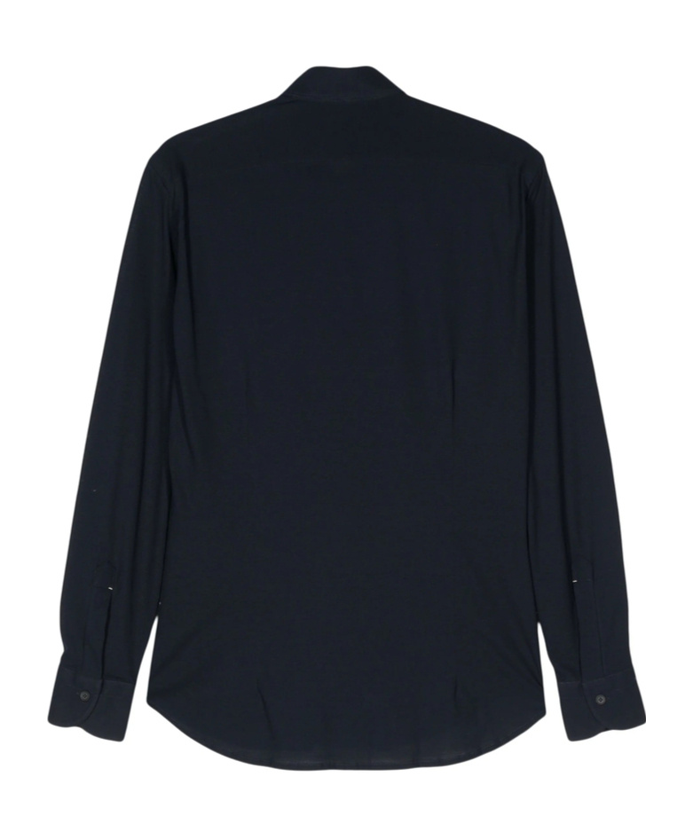 Mazzarelli Long-sleeve Shirt In Black