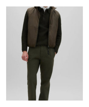 Aspesi Jil Vest With Thermore Padding In Green