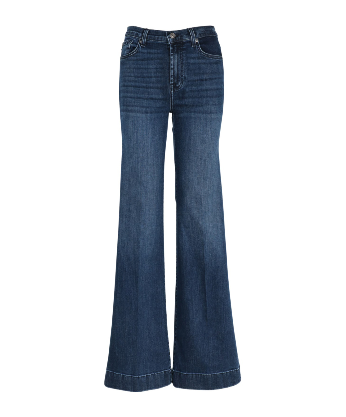 7 For All Mankind Modern Dojo High-rise Almost Love Flare Trouser Jean In Blue