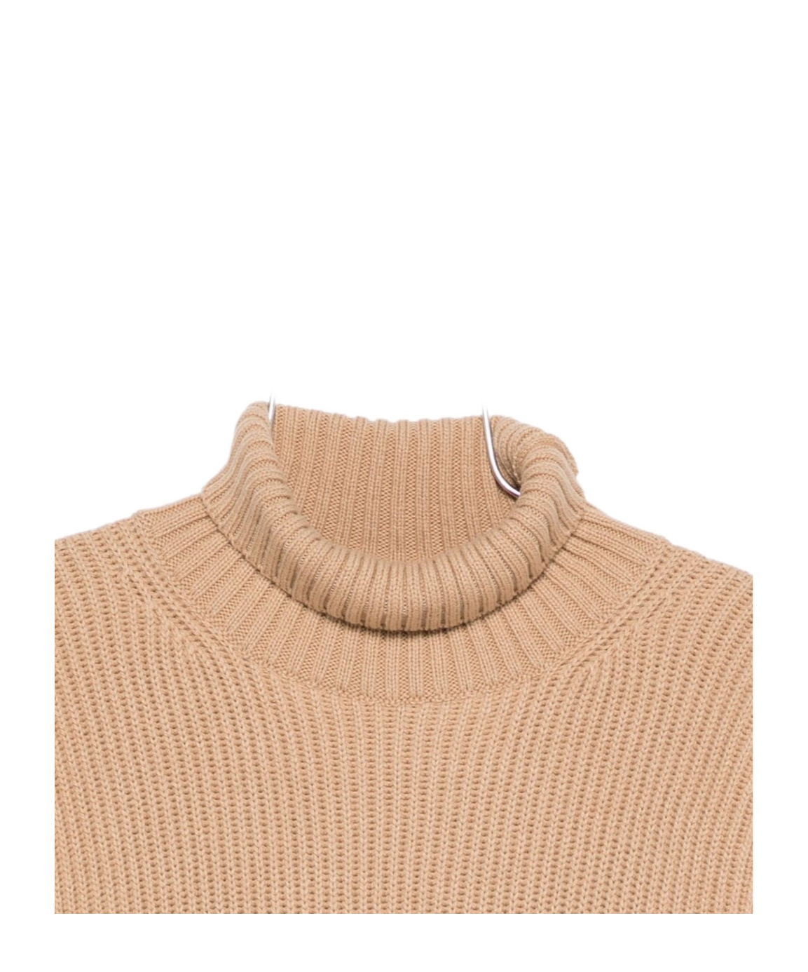 Msgm Turtleneck Sweater In Sand