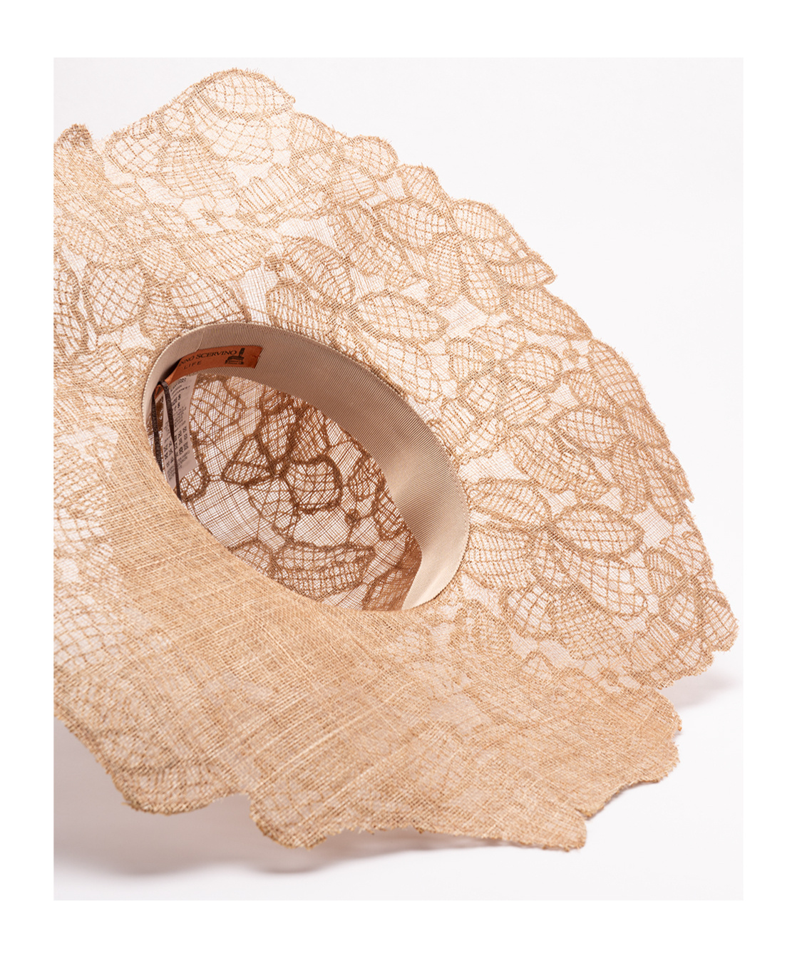 Ermanno Scervino Wide-brimmed Hat In Nude