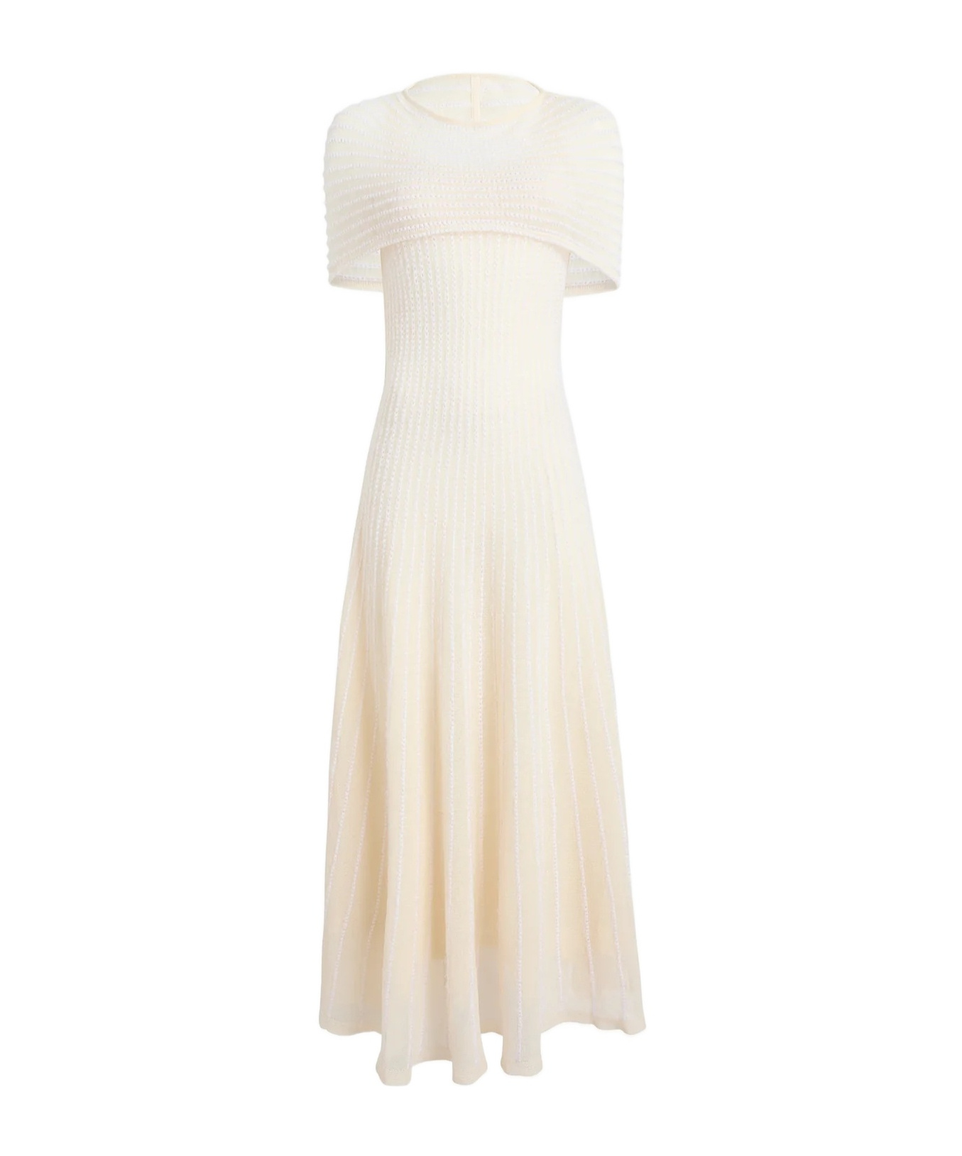 Khaite Removable Cape Dress