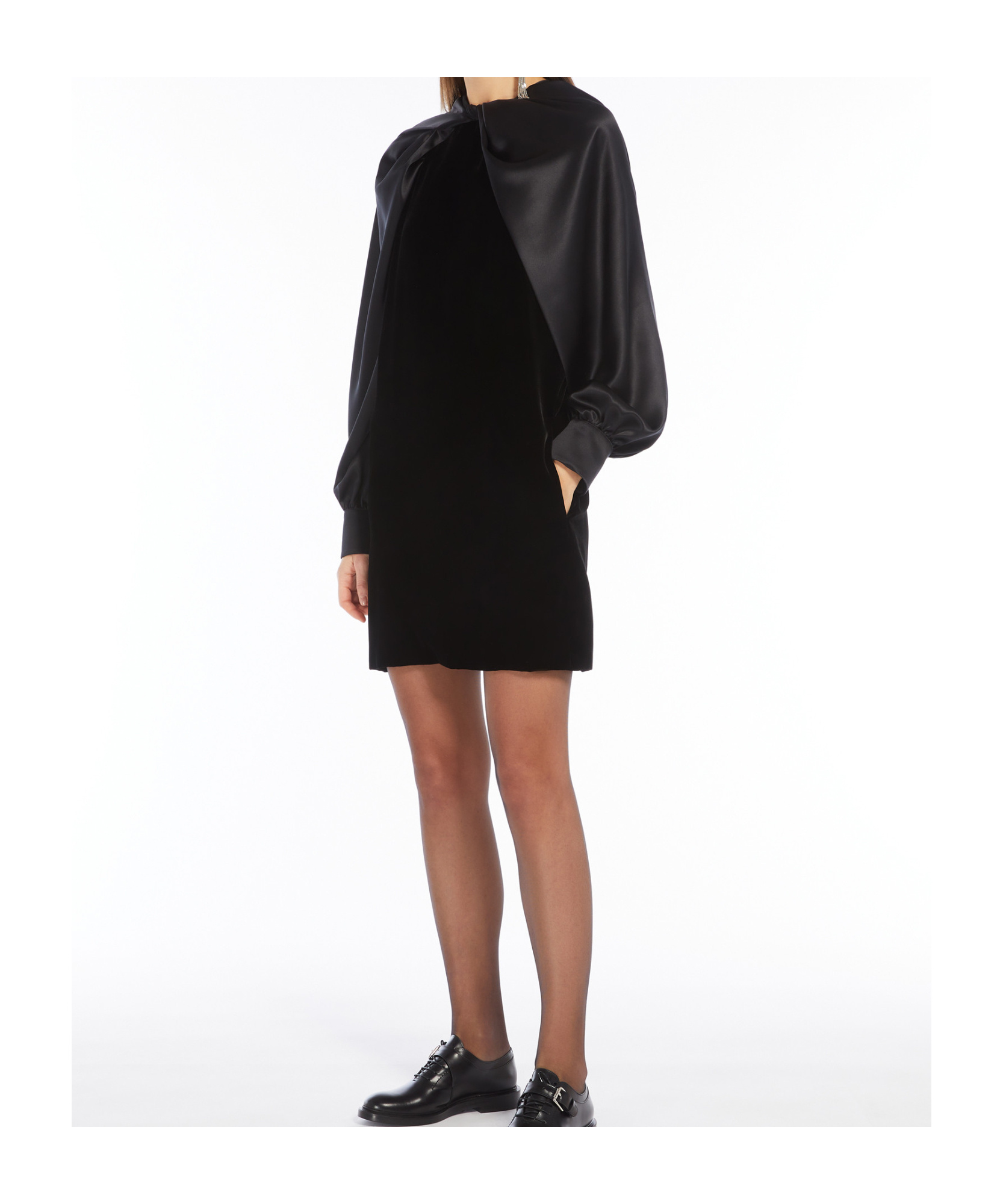 Max Mara Zarelia Mini Dress In Black