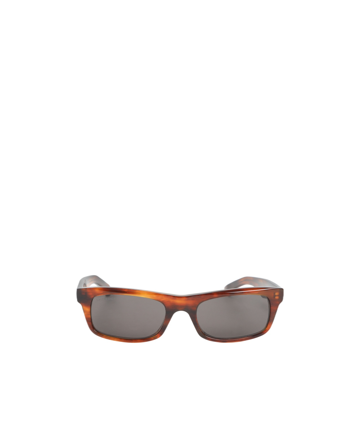 Balenciaga Soho Square Frame Tinted Sunglasses In Brown