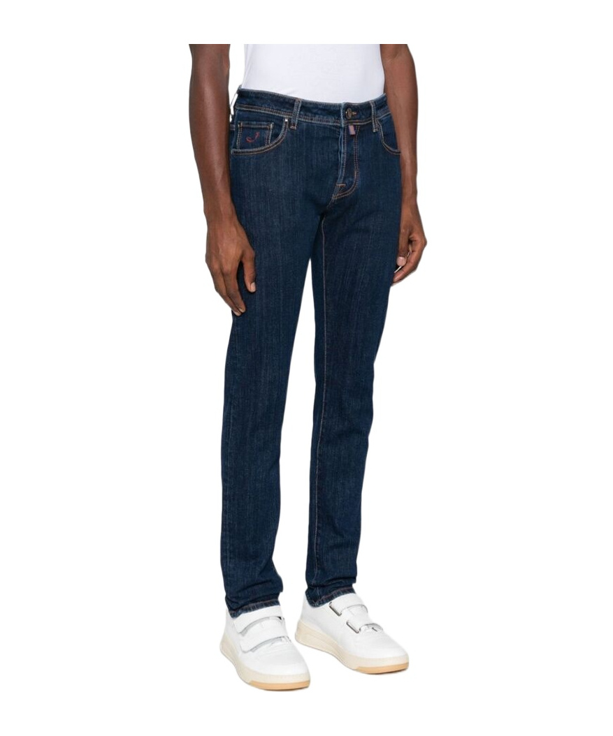 JACOB COHEN BELT-LOOP JEANS