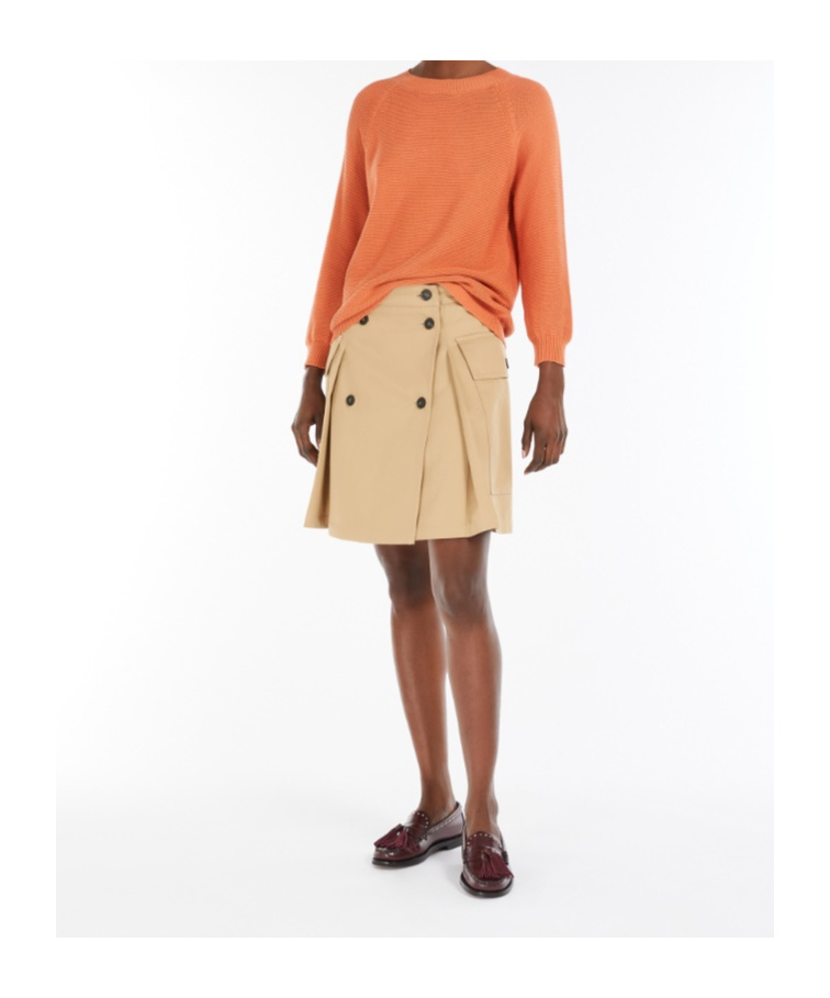 Weekend Max Mara Long-sleeved Sweater In Orange
