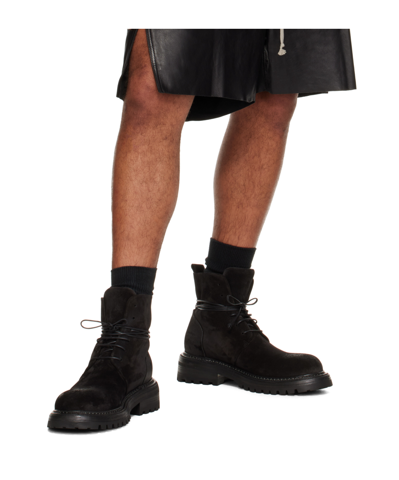 Marsèll Combat Ankle Boots In Black