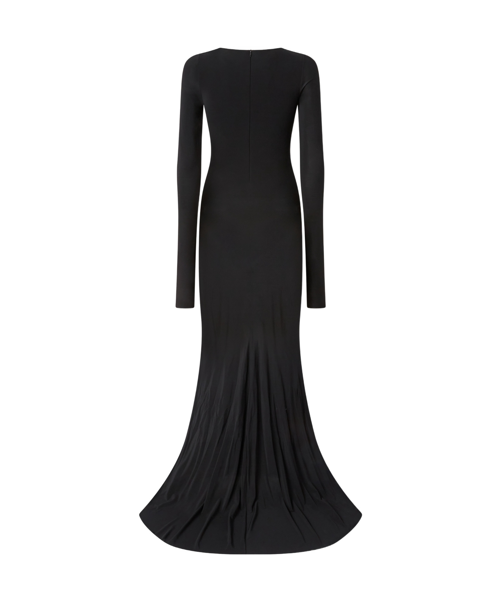 Pinko Long-sleeved Dress In Black