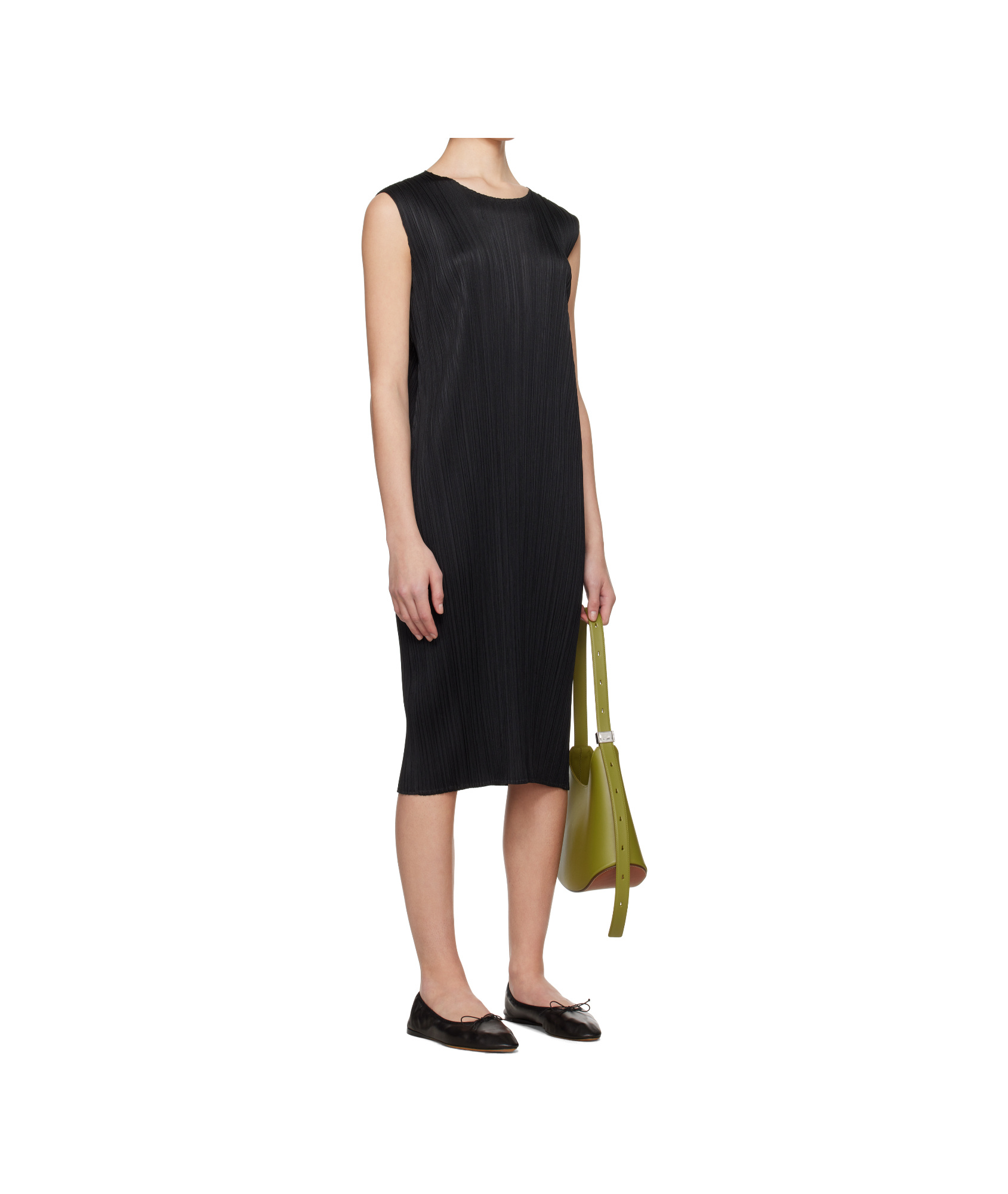 Issey Miyake Monthly Colors April Dress In Black
