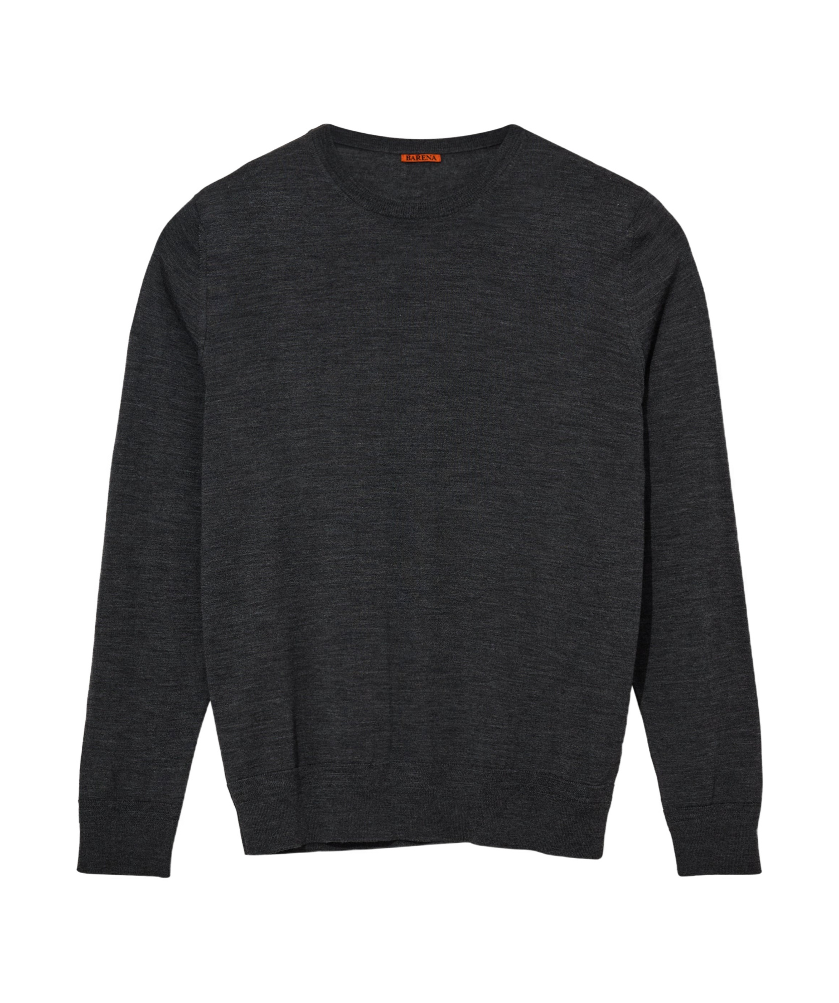 Barena Venezia Round-neck Long-sleeve Knit Sweater In Black