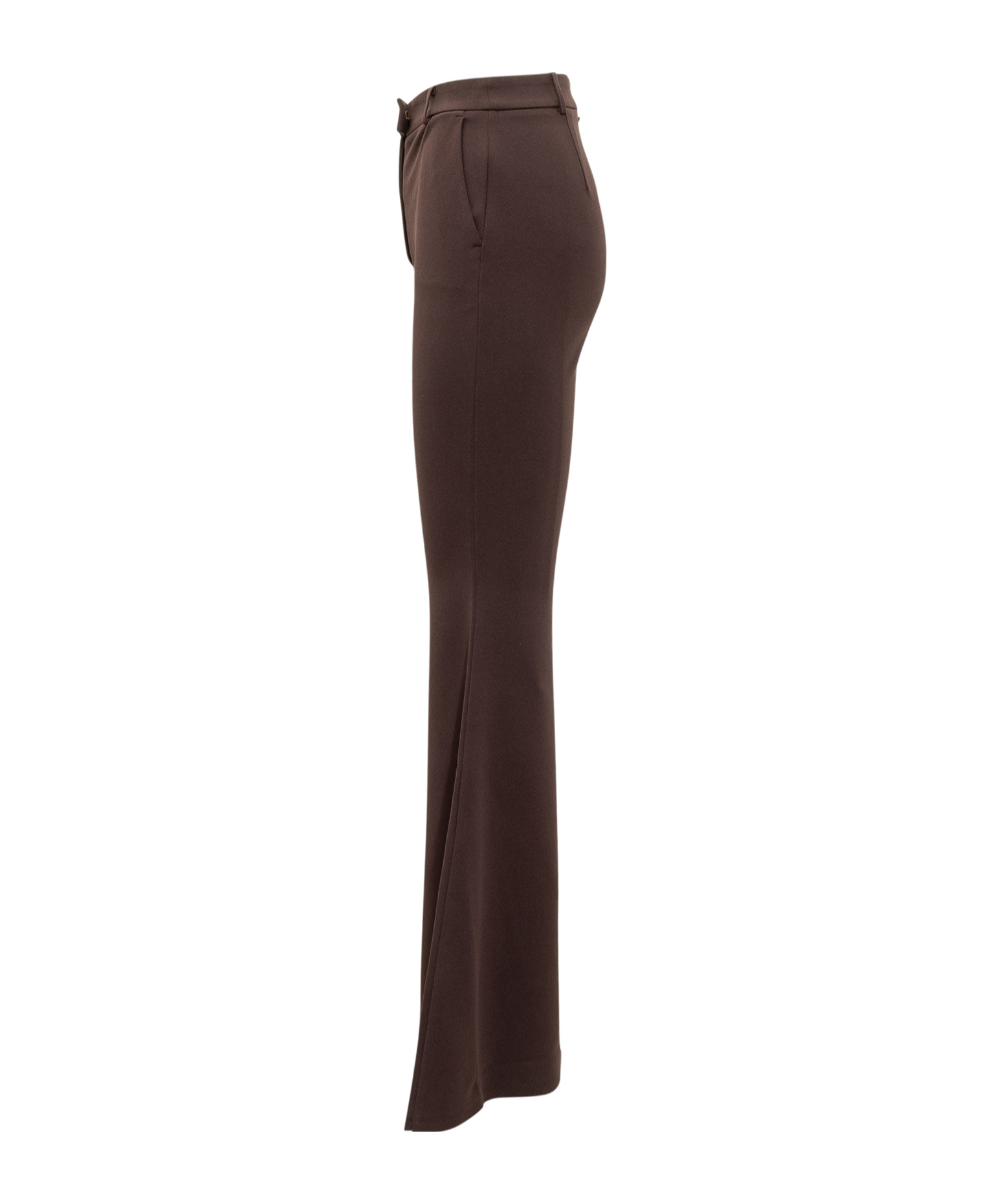 Michael Michael Kors Belt-loops Flared Trousers In Brown
