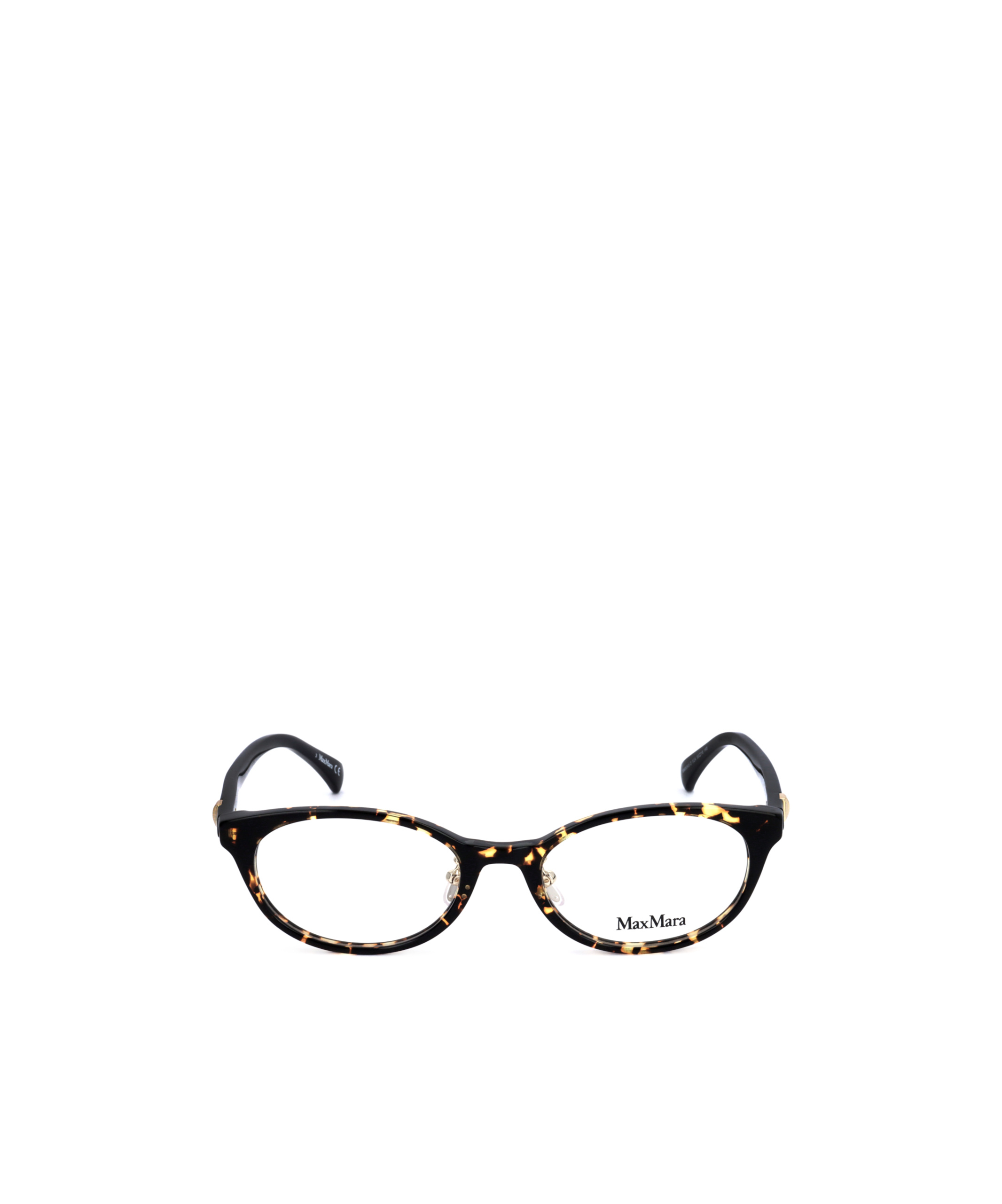 Max Mara Logo Flat Mirror In Black