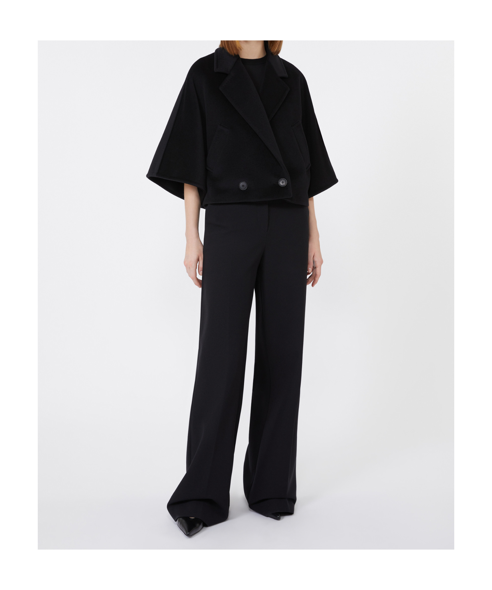 Max Mara Wool And Cashmere Cropped Jacket