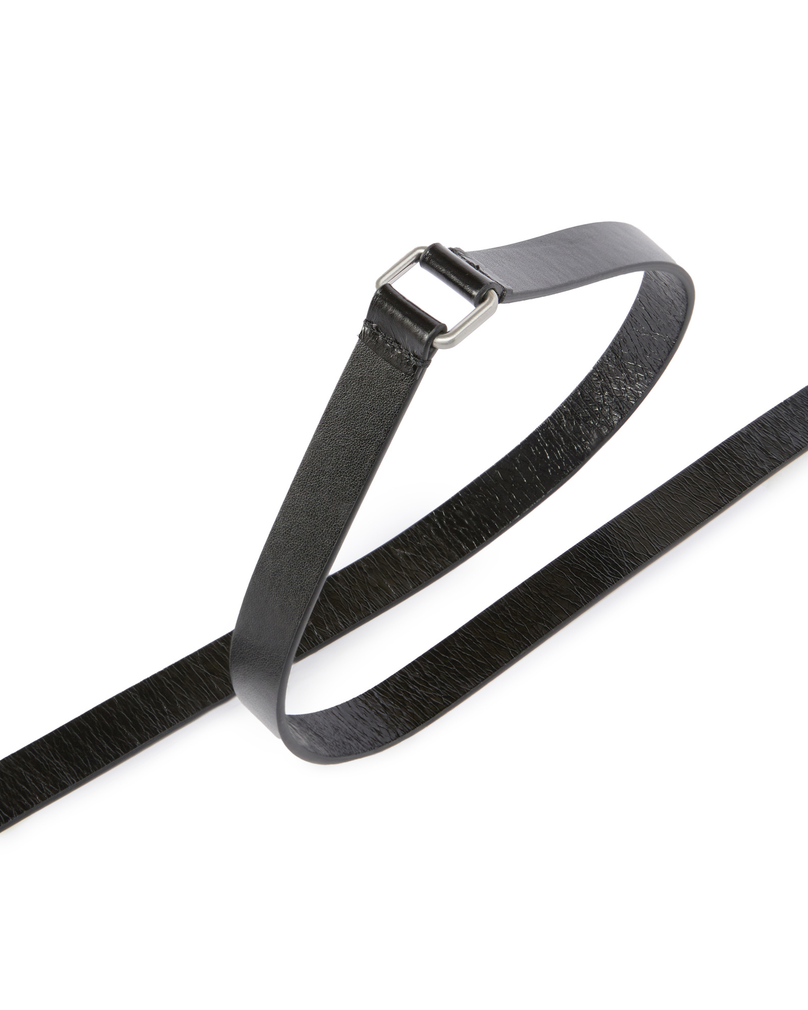 Pinko Black Logo Solid Belt In Black