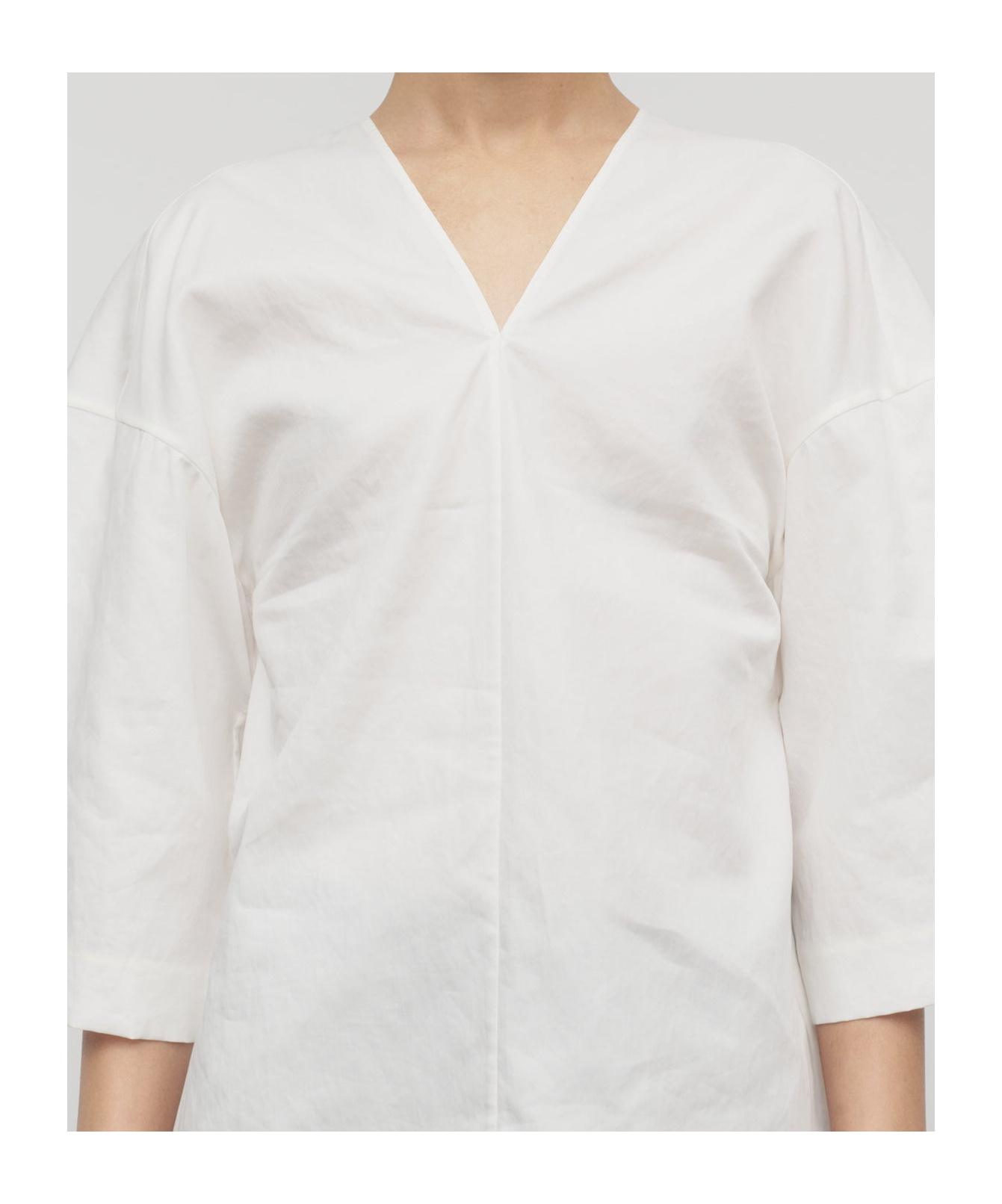 The Row Elna Top In Cotton In White