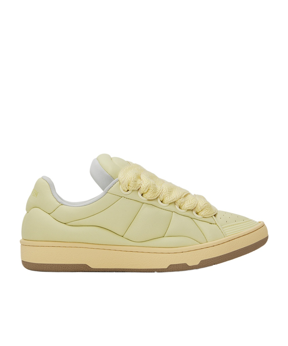 Lanvin Tie Low Upper Board Shoes In Nude