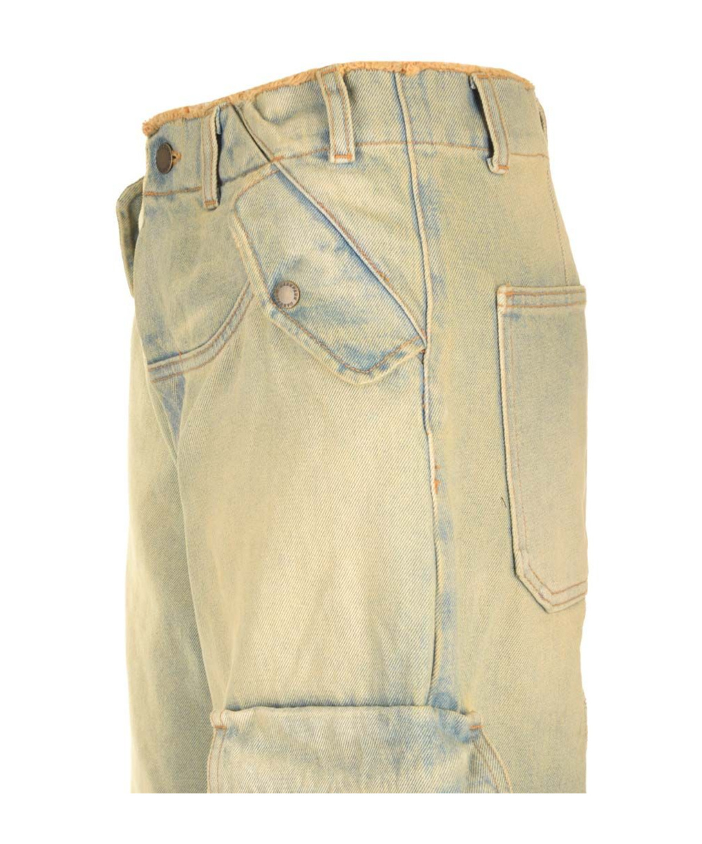 Darkpark Belt-loop Jeans In Green