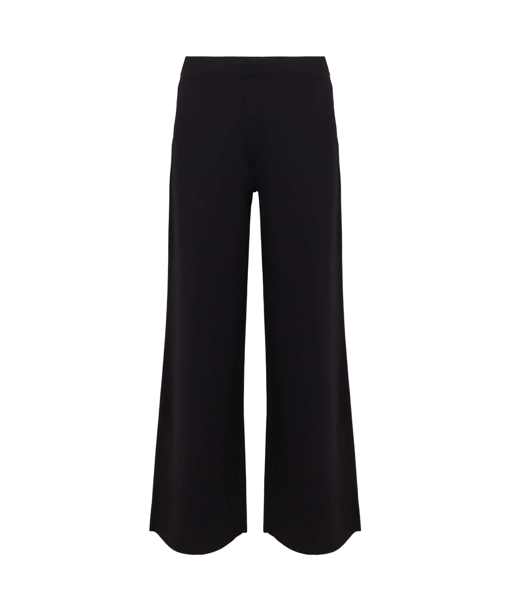 Shop P.a.r.o.s.h Flared Trousers In Black