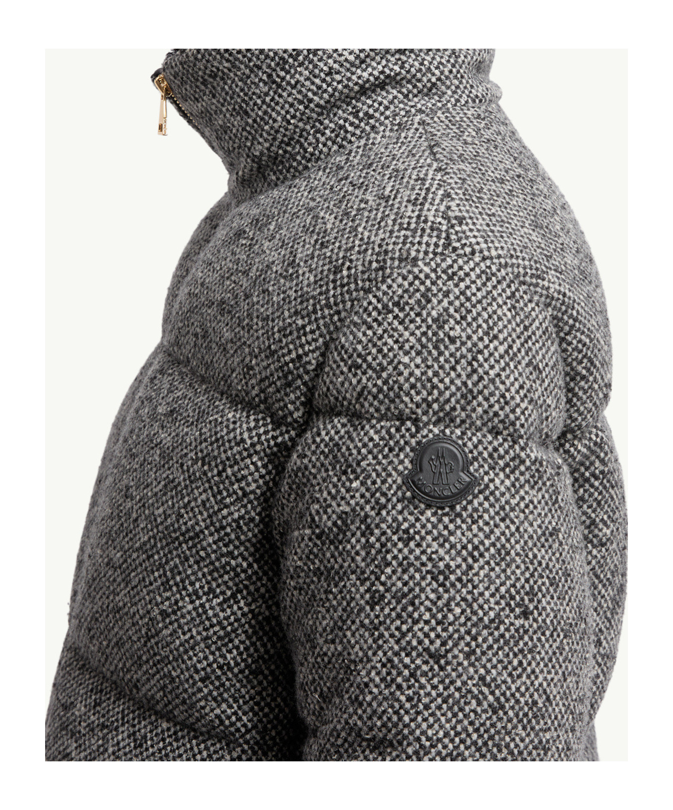 Moncler Zip-up Bomber Jacket In Gray