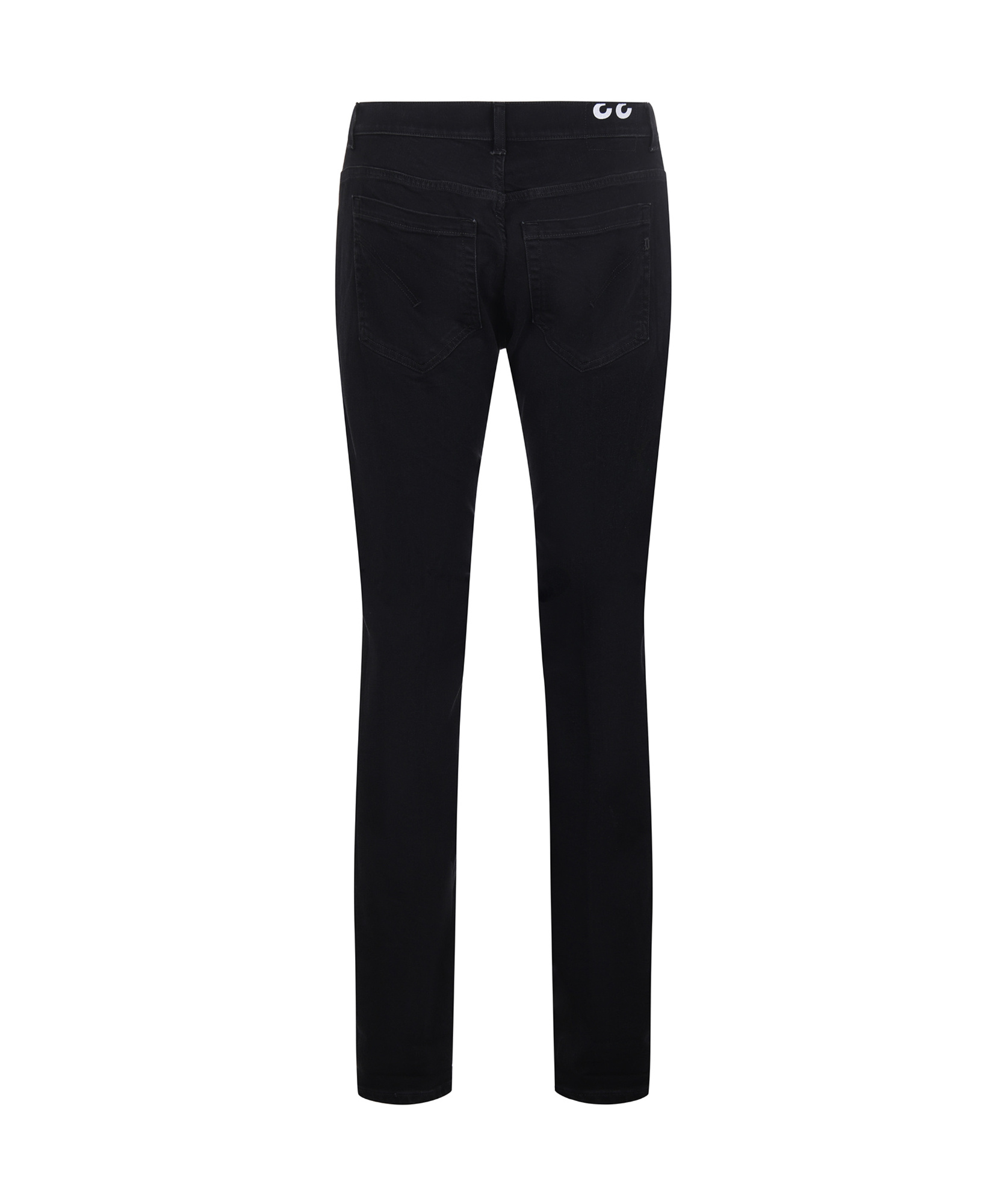Dondup Denim Trousers With Belt Loops In Black