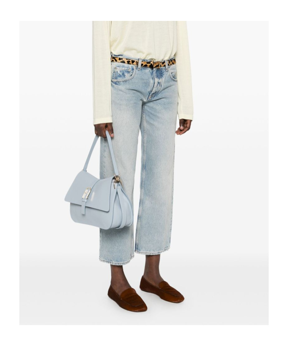 Shop Furla Large Flow Tote Bag In White