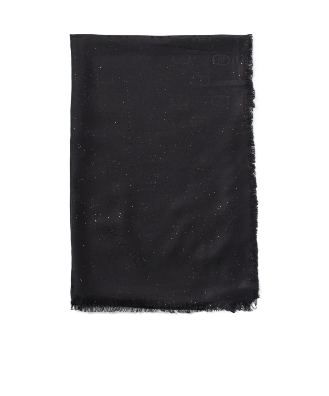 Liu •jo Rectangular Scarf In Black