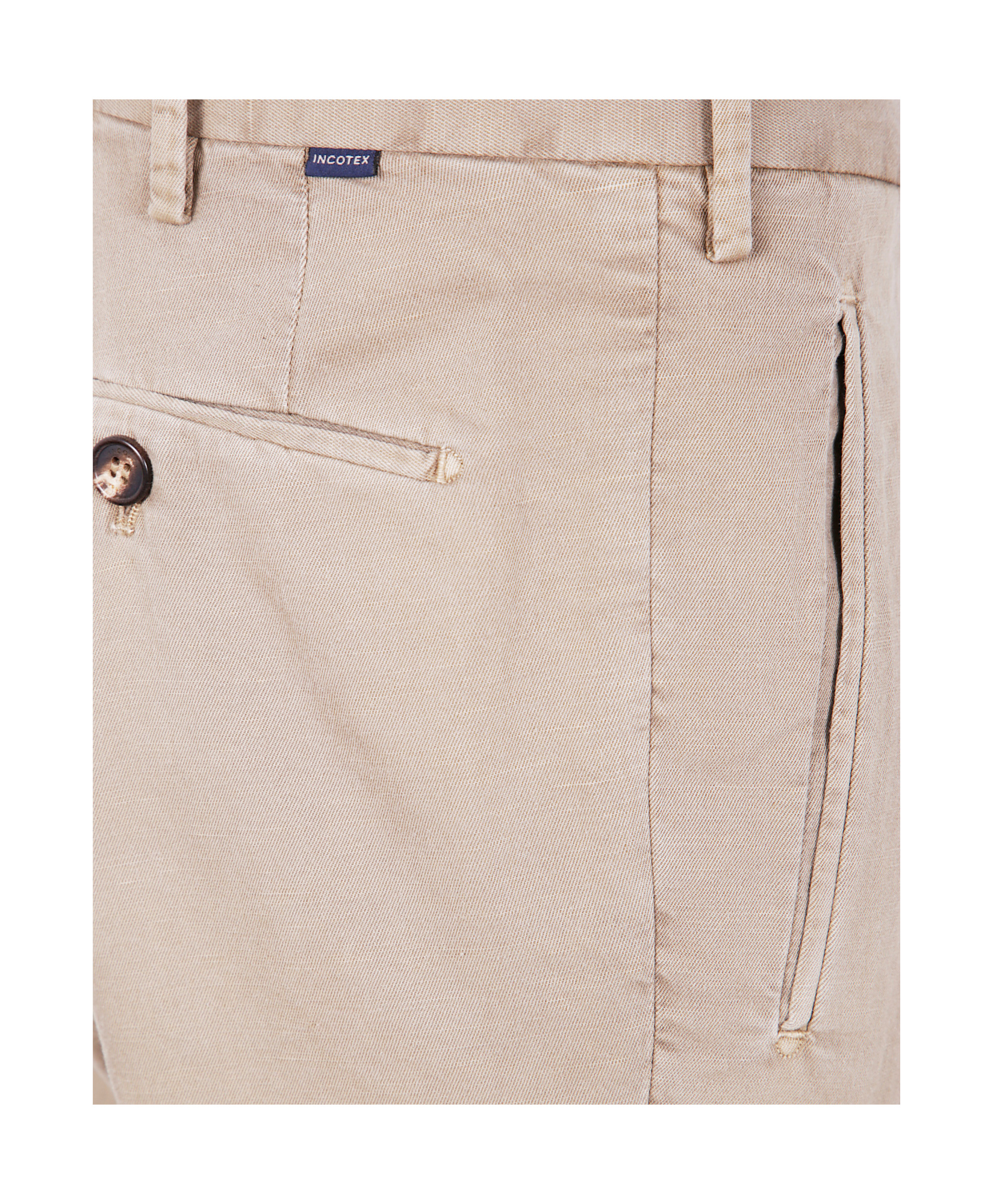 Incotex Classic Trousers Clothing In Walnut