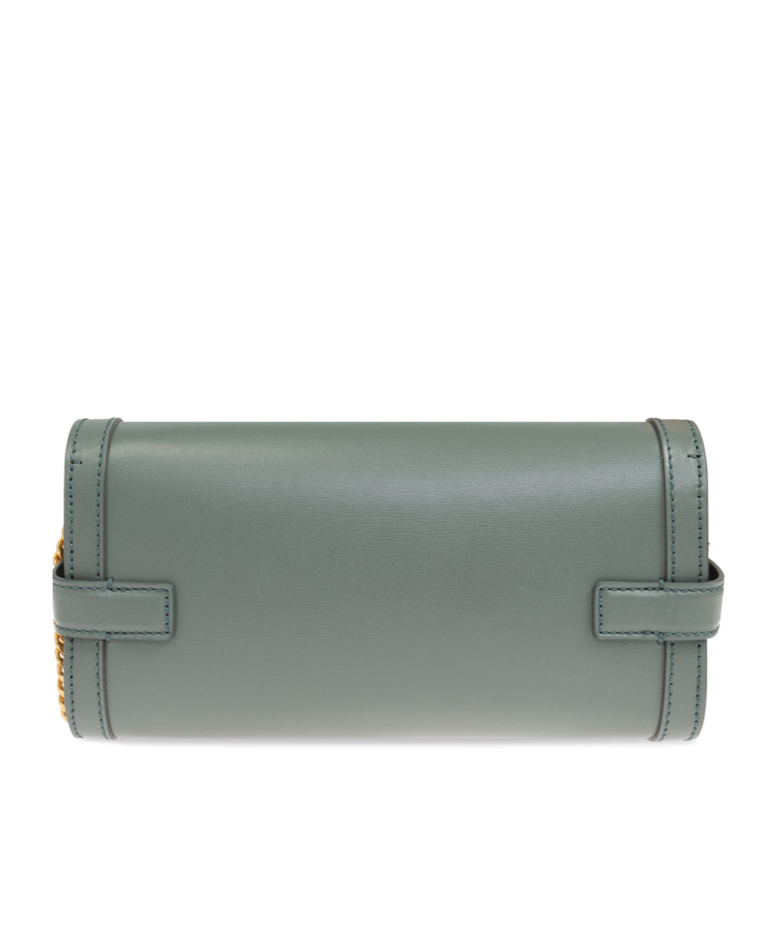 Shop Balmain B-buzz Pouch 23 Clutch In Green