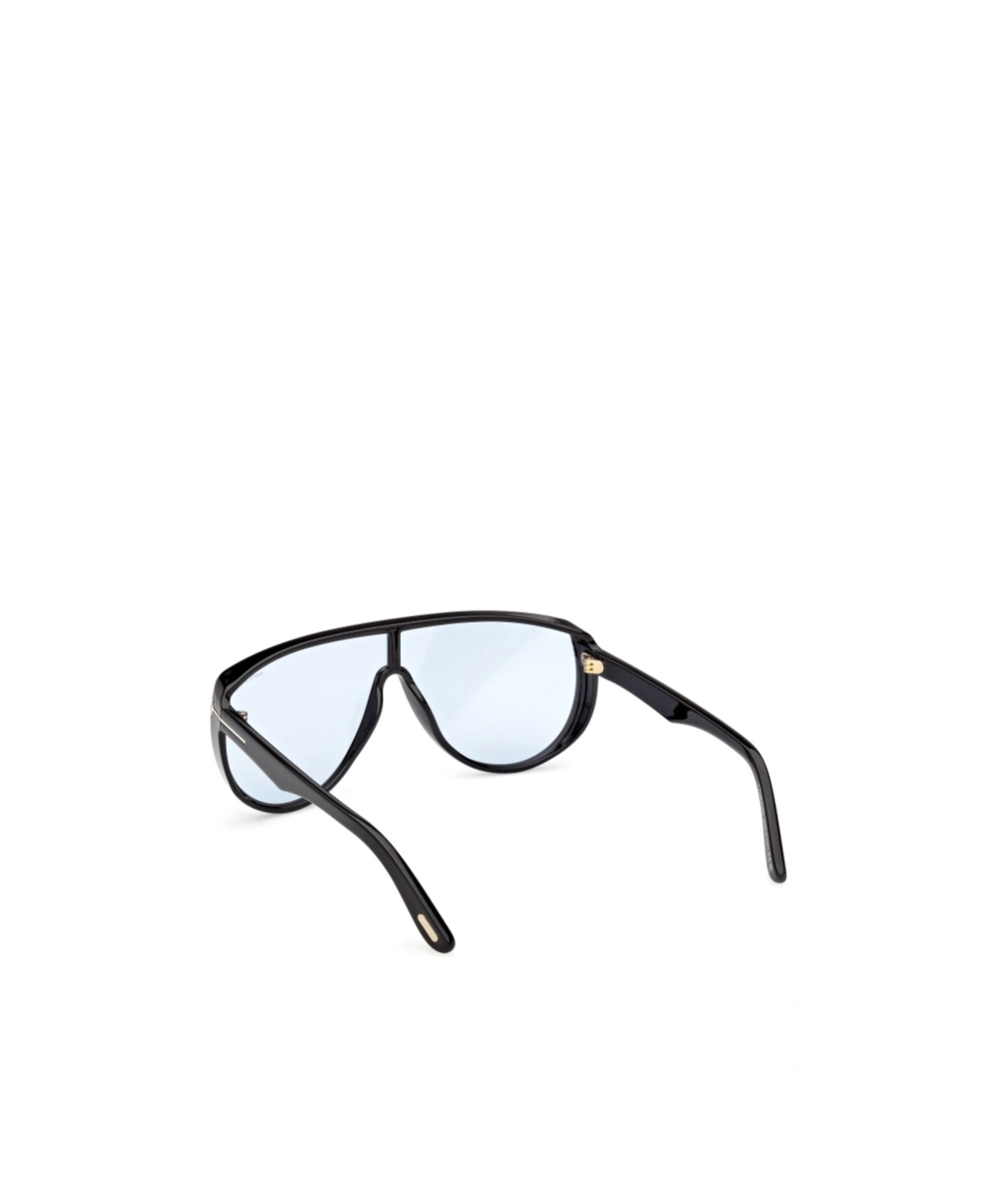 Tom Ford Eyewear Photochromatic Achilles Mask Frame Sunglasses In Black